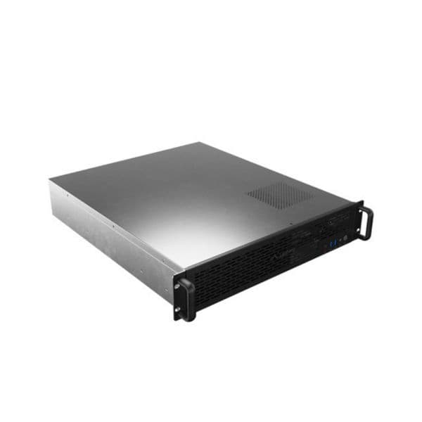 Lanberg SC01-5202-12B Chassi Rack 2U 10 Baías com 3 Ventoinhas e USB 3.0 Preto
