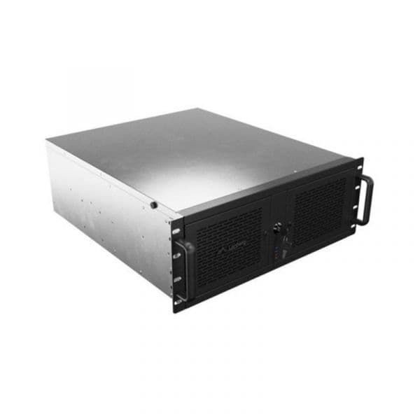Lanberg SC01-5204-12B Chassi Rack 4U 19" com 5 Ventoinhas e USB 3.0 Aço
