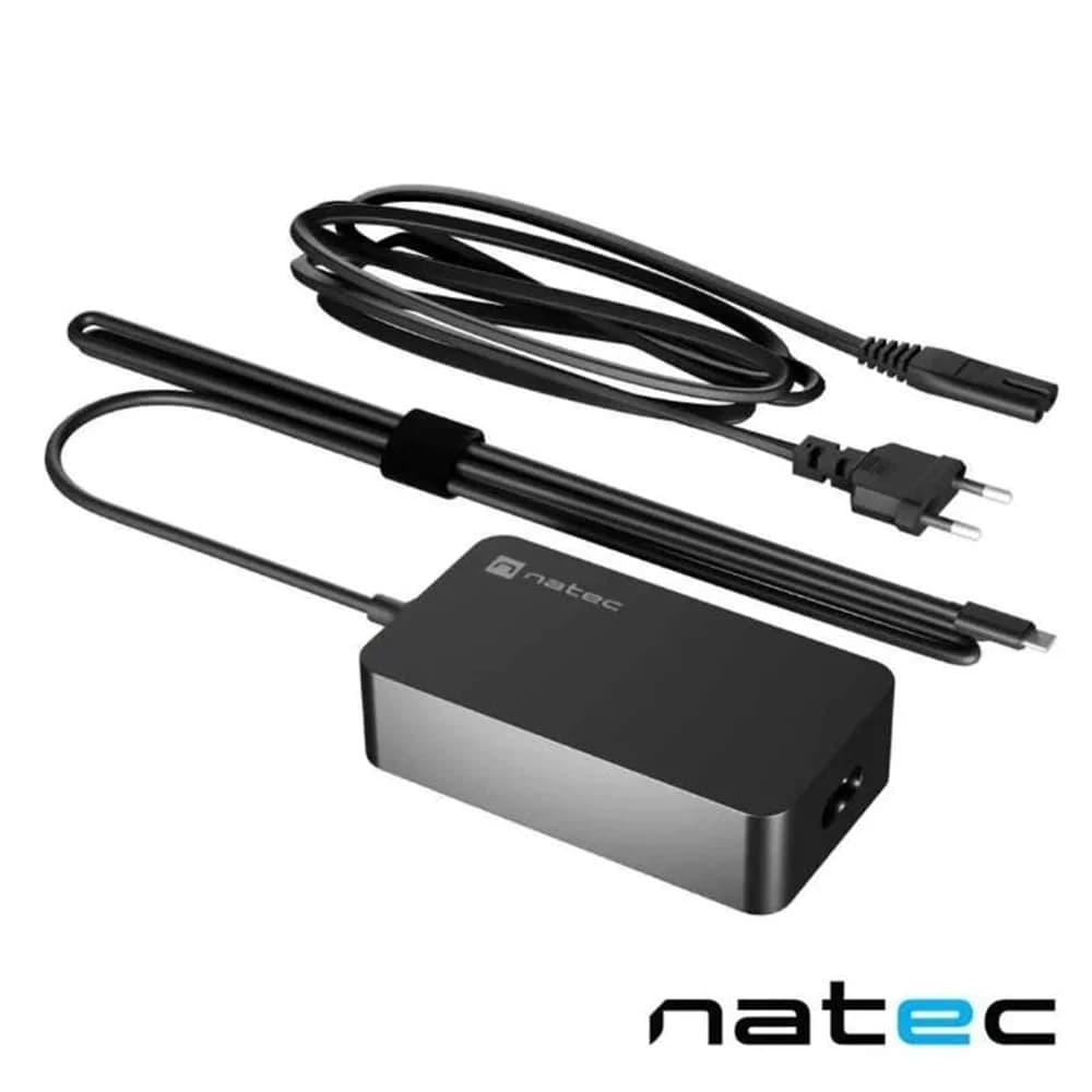 Alimentador p/Portátil 65W GRAYLEN NATEC