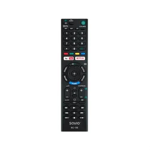 Savio Comando Universal RC-08 Compatível com Sony Smart TV Preto