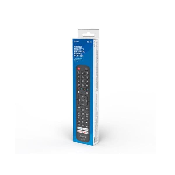 Savio Comando Universal RC-14 Preto Compatível com Smart TV Hisense