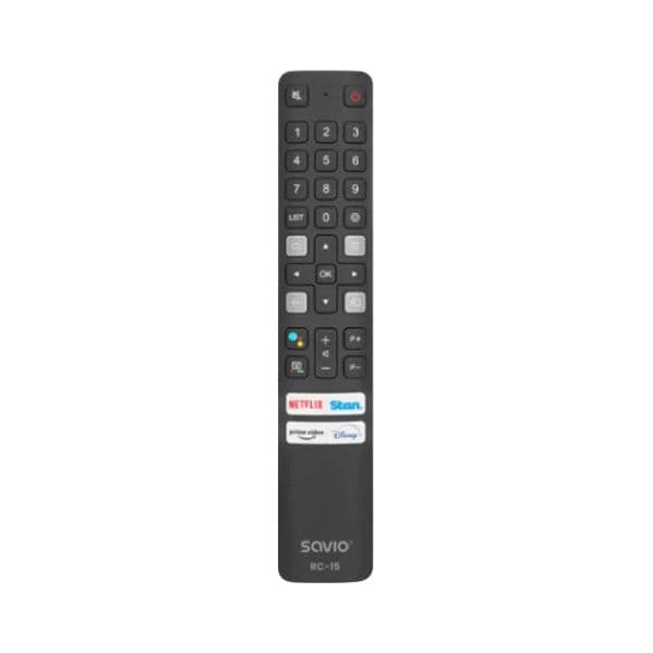 Savio Comando Universal RC-15 para Smart TV TCL Preto