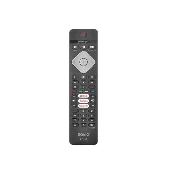 Savio Comando Universal RC-16 para TV Philips Smart TV Preto