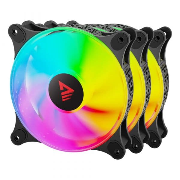 Savio Blast Ventoinha 120mm Black (Pack 3)