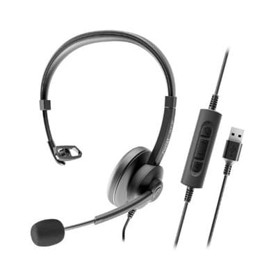 Axtel ACE UC MONO USB-C-A Headset Preto