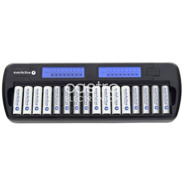 EVERACTIVE Carregador de 1/16 Pilhas com Display LCD (AA e AAA) - NC-1600