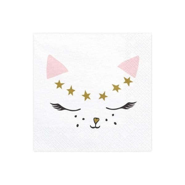 Partydeco Guardanapos Kitty - 530774094