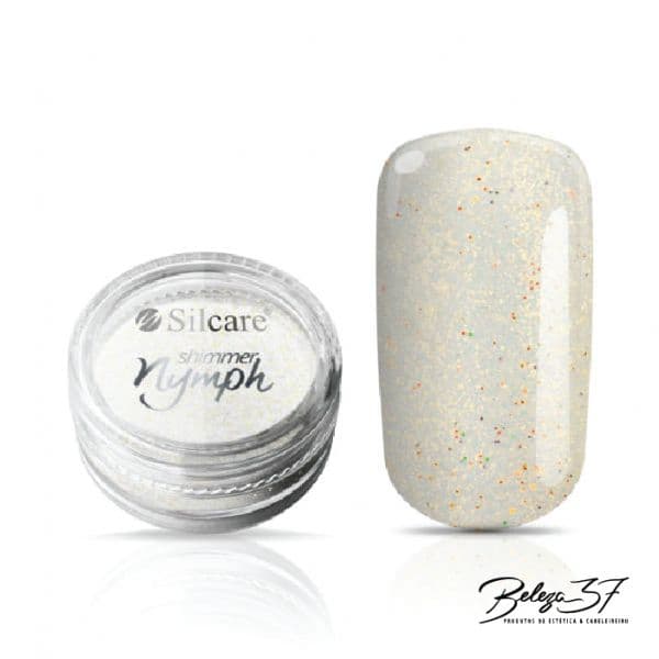 Silcare Glitter Shimmer Nymph Nº 1 White