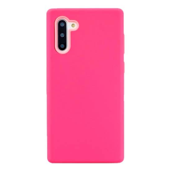 Capa Silicone Samsung Galaxy Note 10 N970 Rosa