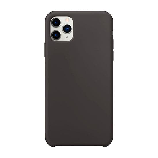 Silicone Cover iPhone 11 Pro Max Preto