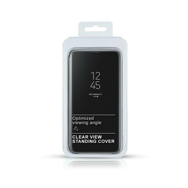 Atrax Bolsa Clear View Cover Huawei P40 Pro Black