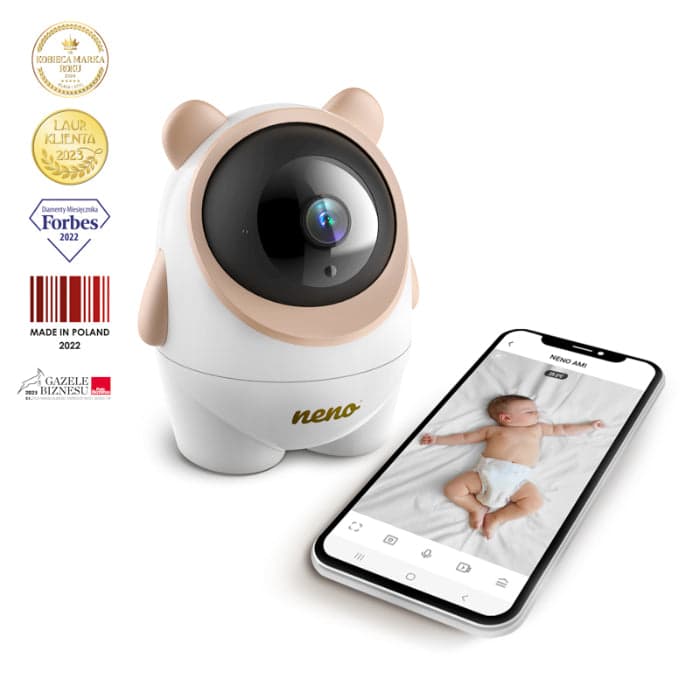Neno Monitor de Bebé Profissional com IP-Wi-Fi Ami