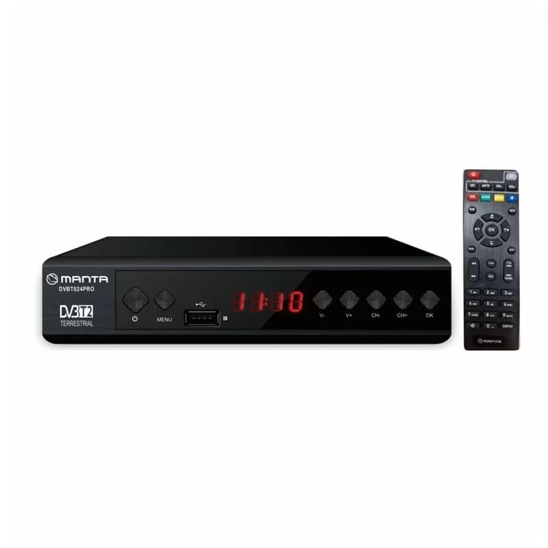 Receptor TDT MANTA DVBT024PRO Compativel Todos os TVS