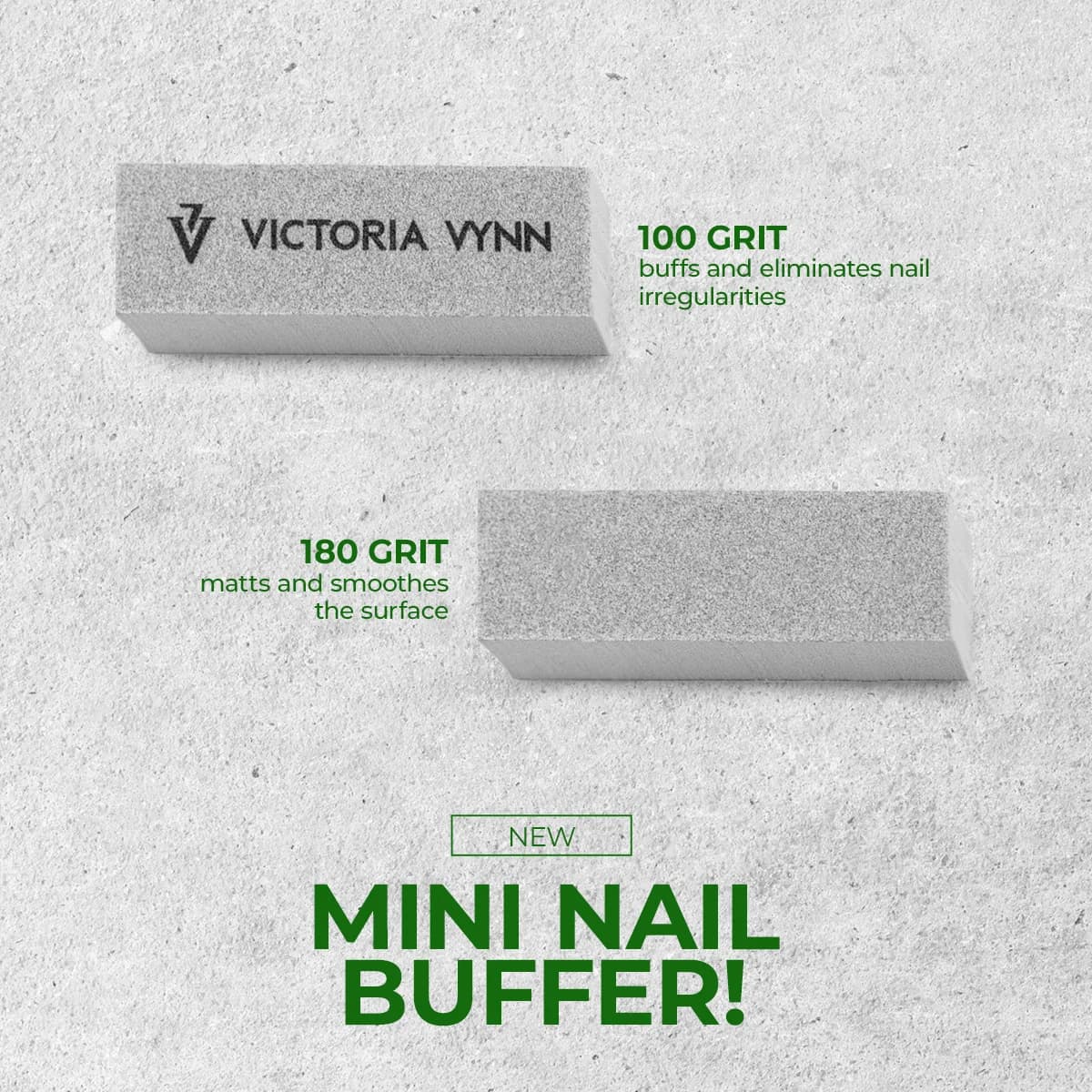 Pack Mini Nail Buffer Victoria Vynn 100/180 - 50 unid