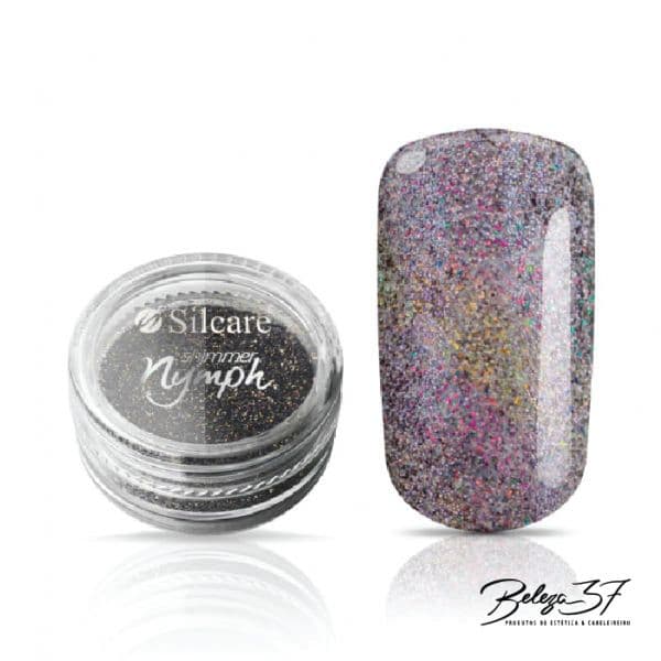Silcare Glitter Shimmer Nymph Nº 2 Graphite