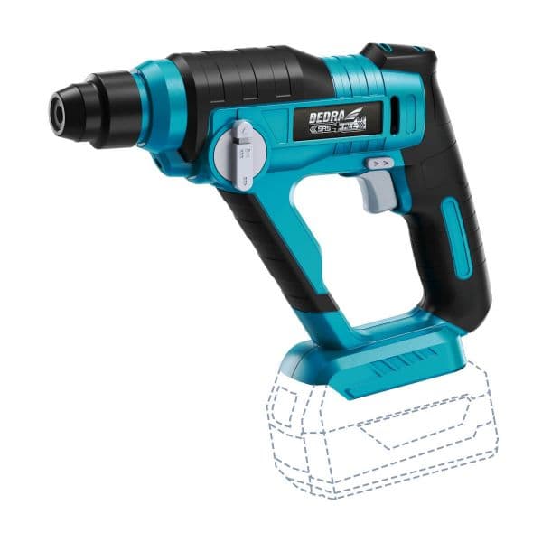 Dedra Furadeira de Impacto sem Fio 18V 1,3J, Suporte Sds+ S/bateria/carregador - DED7047