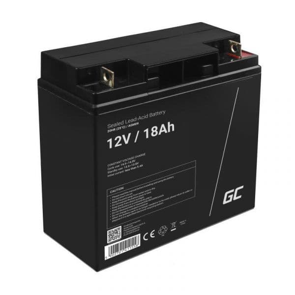 Green Cell Bateria Chumbo-Ácido AGM Gel AGM09 12V 18Ah