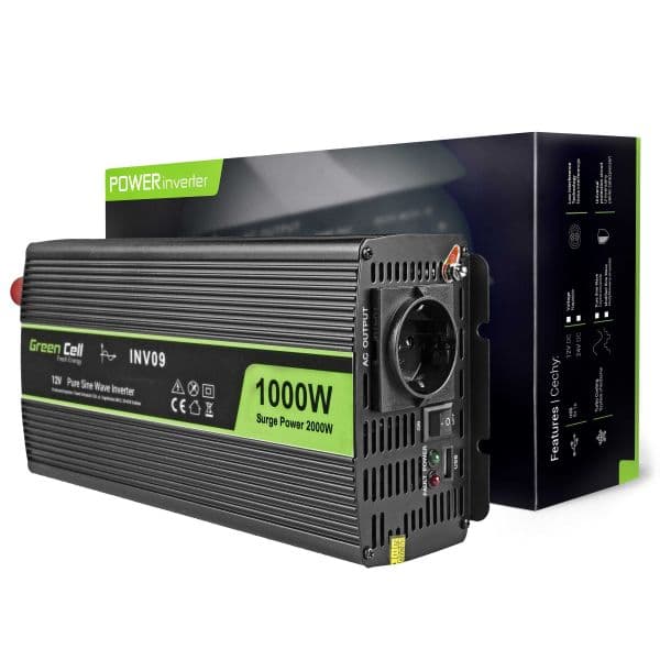 Green Cell Conversor Tensão Green Cell Inverter 12V 230V 1000W / 2000W