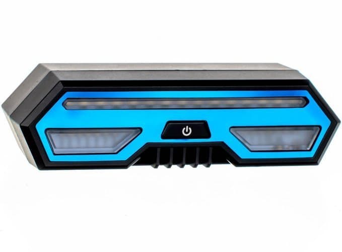 LUZ LED P/ BICICLETA À PROVA DE´ÁGUA C/INDICADORES DE DIREÇÃO