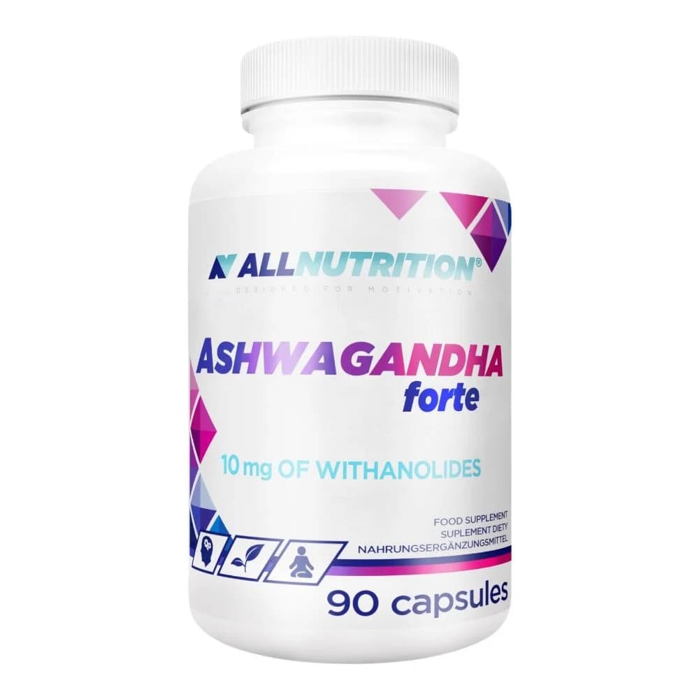 ALLNUTRITION Ashwagandha Forte 700mg | 90 Cápsulas | Alto Teor de Witanolídeos | Suporte Adaptogénico e Redução do Stress