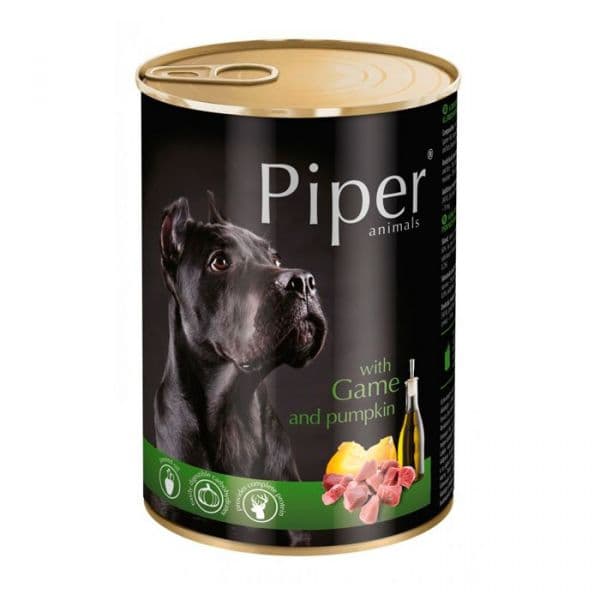 Ração Húmida Piper Adulto Caça & Abóbora 400g