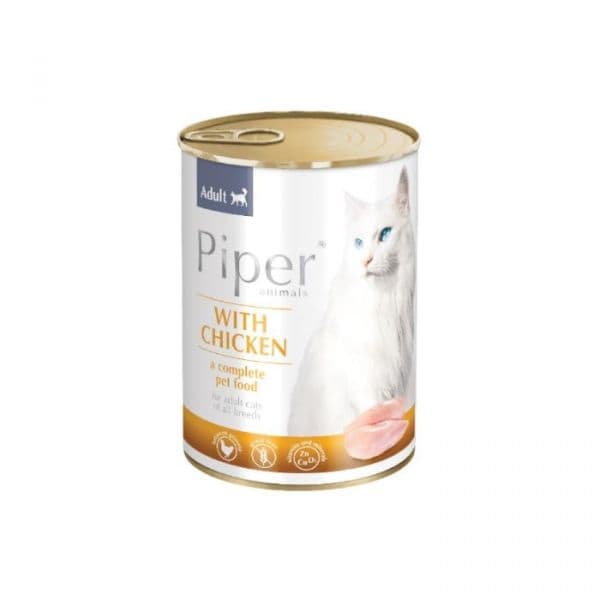 Ração Húmida Piper Adulto Frango 400g