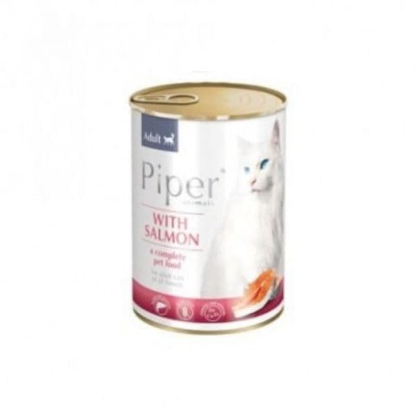 Ração Húmida Piper Adulto Salmão 400g