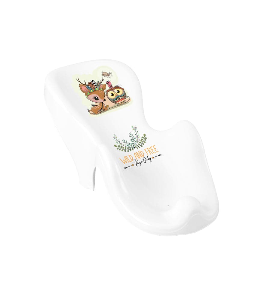 Assento de Banheira anti-derrapante B.Active Wild & Free White/Pink - Little Deer