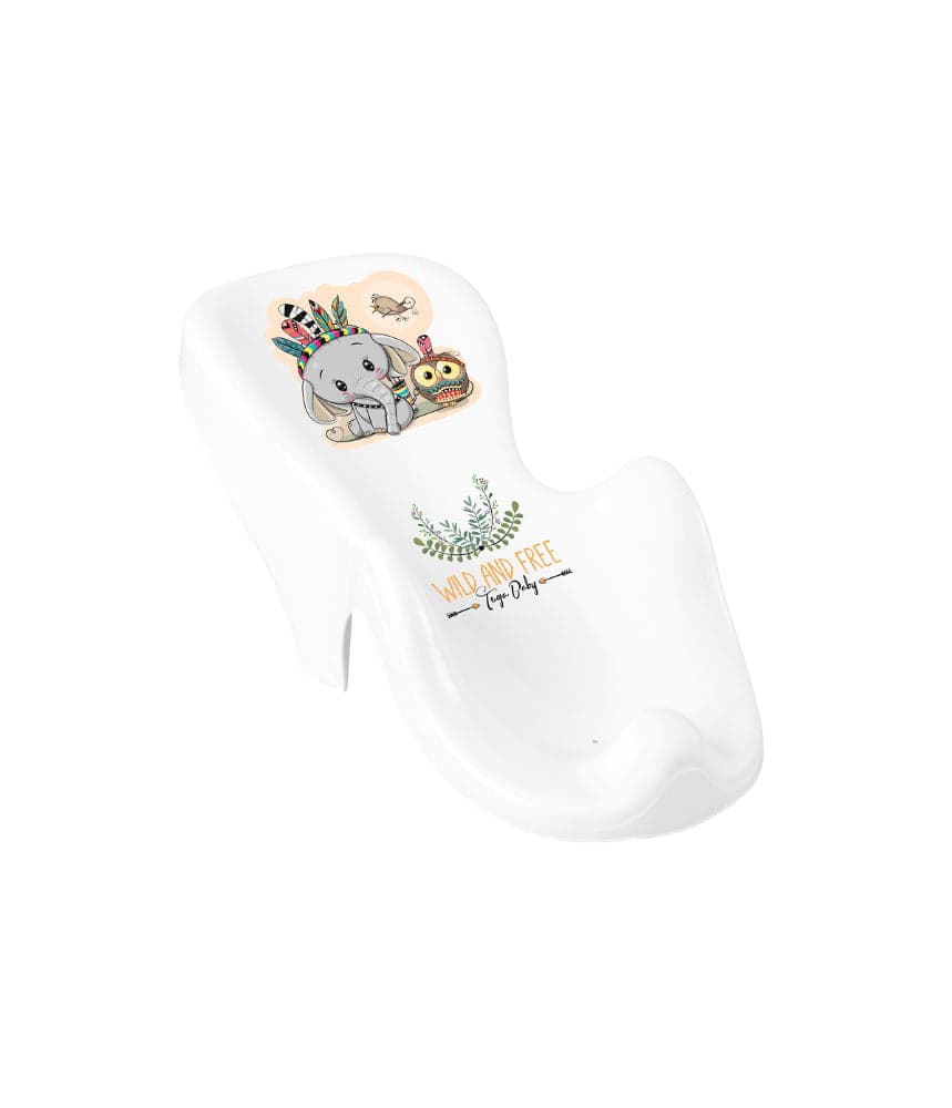 Assento de Banheira anti-derrapante B.Active Wild & Free White/Green - Elephant