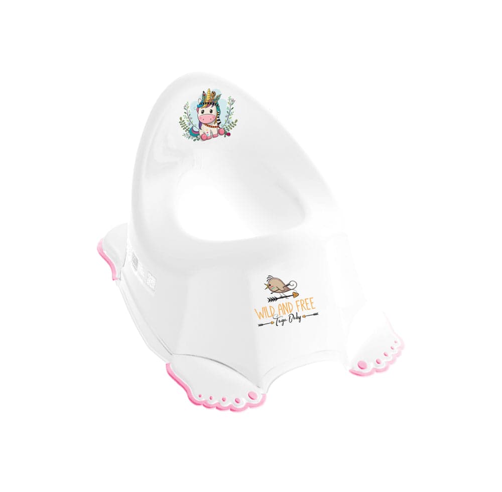 Bacio anti-derrapante B.Active Wild & Free Unicorn White/Pink com música