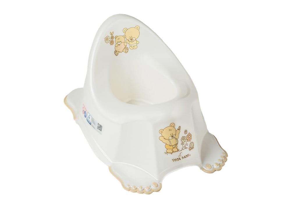Bacio anti-derrapante B.Active Teddy Bear White com música
