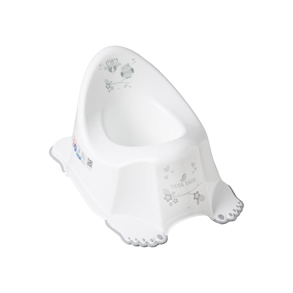 Bacio anti-derrapante B.Active Owl White com música