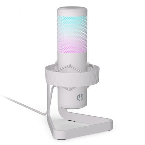 Endorfy Microfone Streaming Axis Branco USB-C RGB