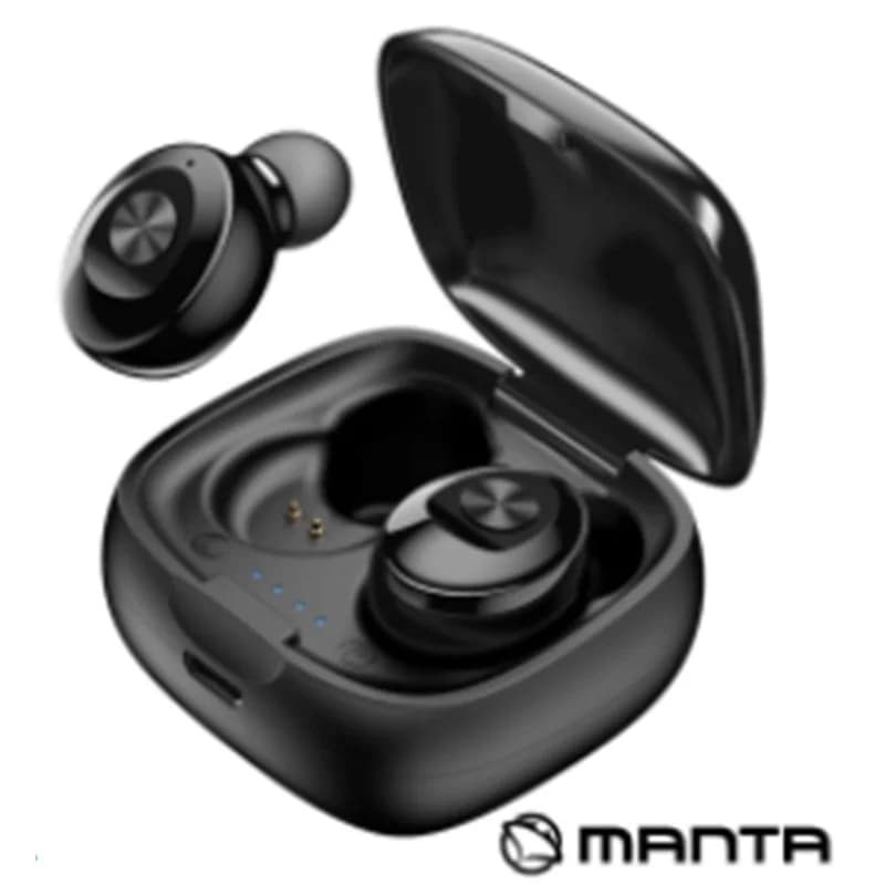 Phones AirPods Bluetooth sem Cabo MANTA MTWS001 Black