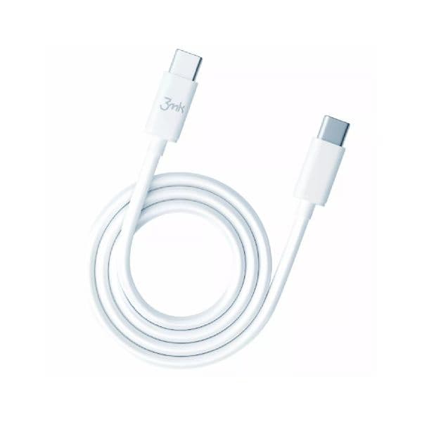 Cabo Usb-c 3MK Hyper 2M 100W Branco