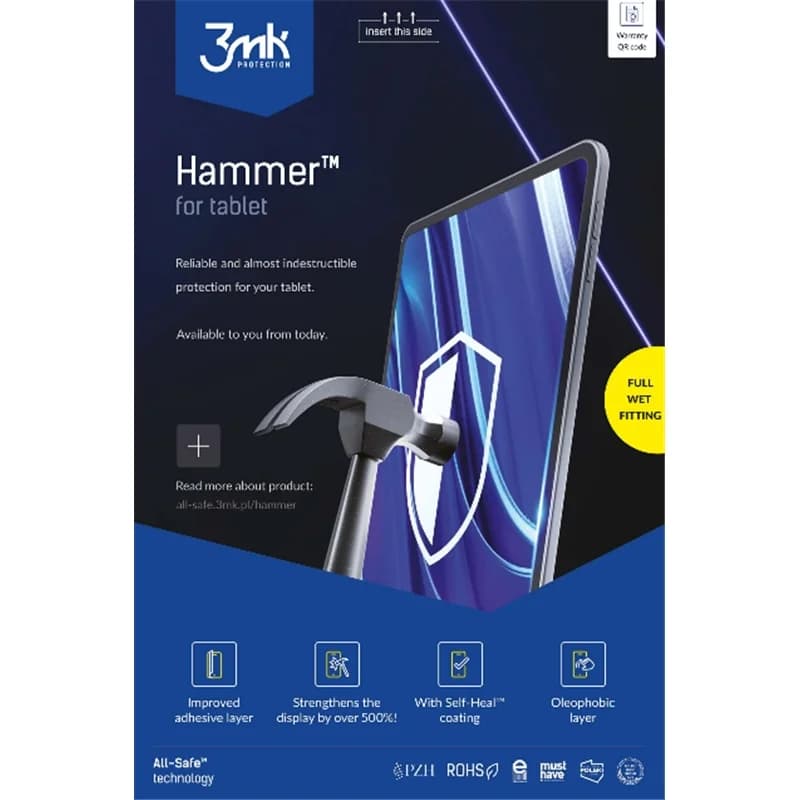 Pelicula Tablet por Medida Aio Hammer Phone