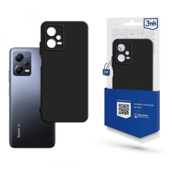 3mk Case para Xiaomi Redmi Note 12 Pro Series Matt Case Black