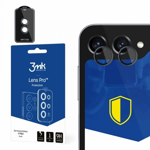 3MK Protetor Câmera para Samsung Galaxy Z Flip 5 Black