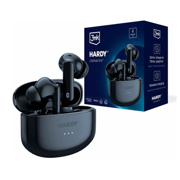 3MK Hardy LifePods Pro Earphones Black