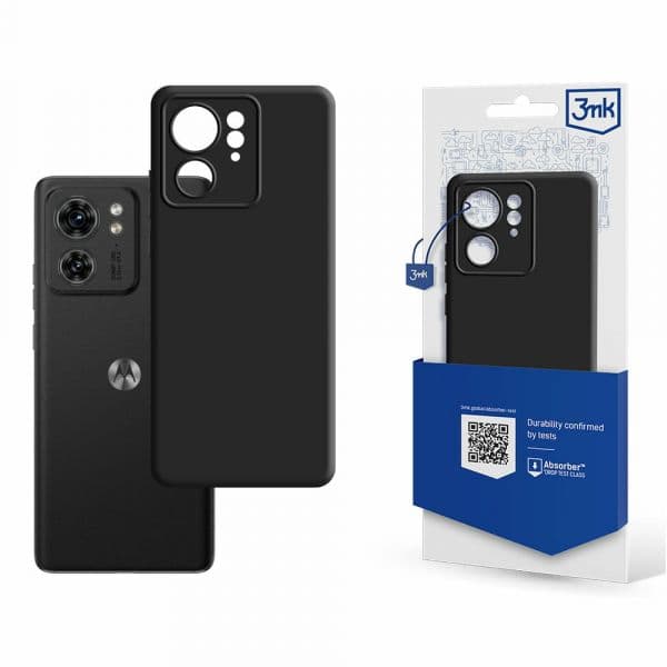 3MK Capa Matt Case para Motorola Edge 40 Black