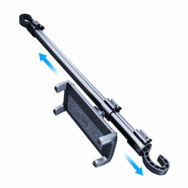 3MK Suporte Duplo Encosto Cabeça Carro Black