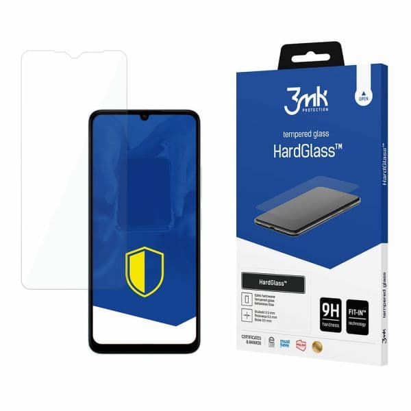 3MK Película HardGlass para Xiaomi Redmi 13C/Poco C65 Clear