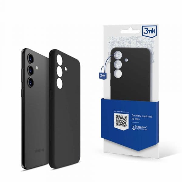 3MK Capa Silicone para Samsung Galaxy S24 Black