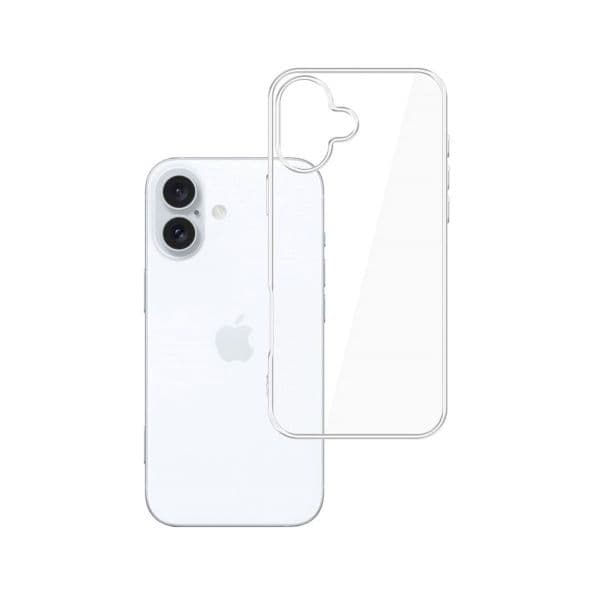 3MK Capa ClearCase iPhone 16 Plus Clear