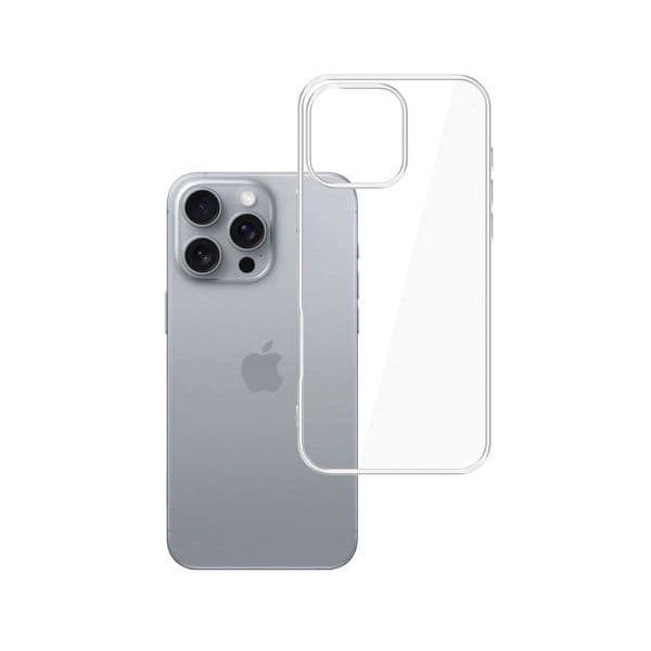 3MK Capa ClearCase para iPhone 16 Pro Max Clear