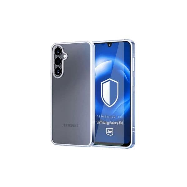 3MK Capa Clear + Película Vidro Temperado para Samsung Galaxy A16 Clear