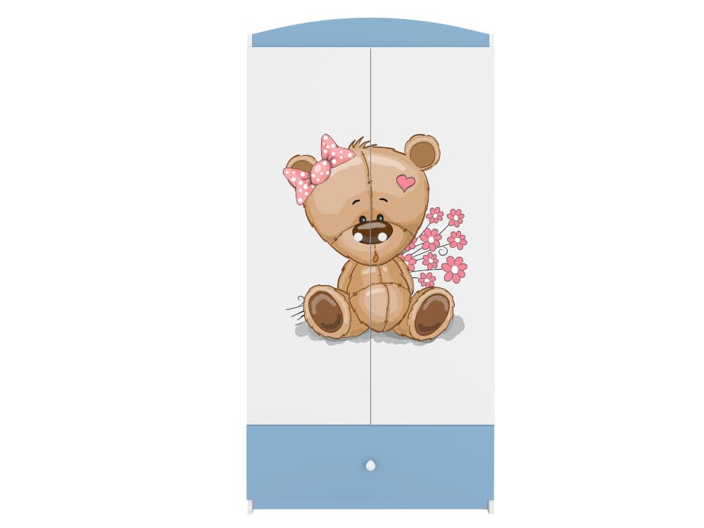 Roupeiro Kocot Kids BabyDreams Teddybear Flowers Blue