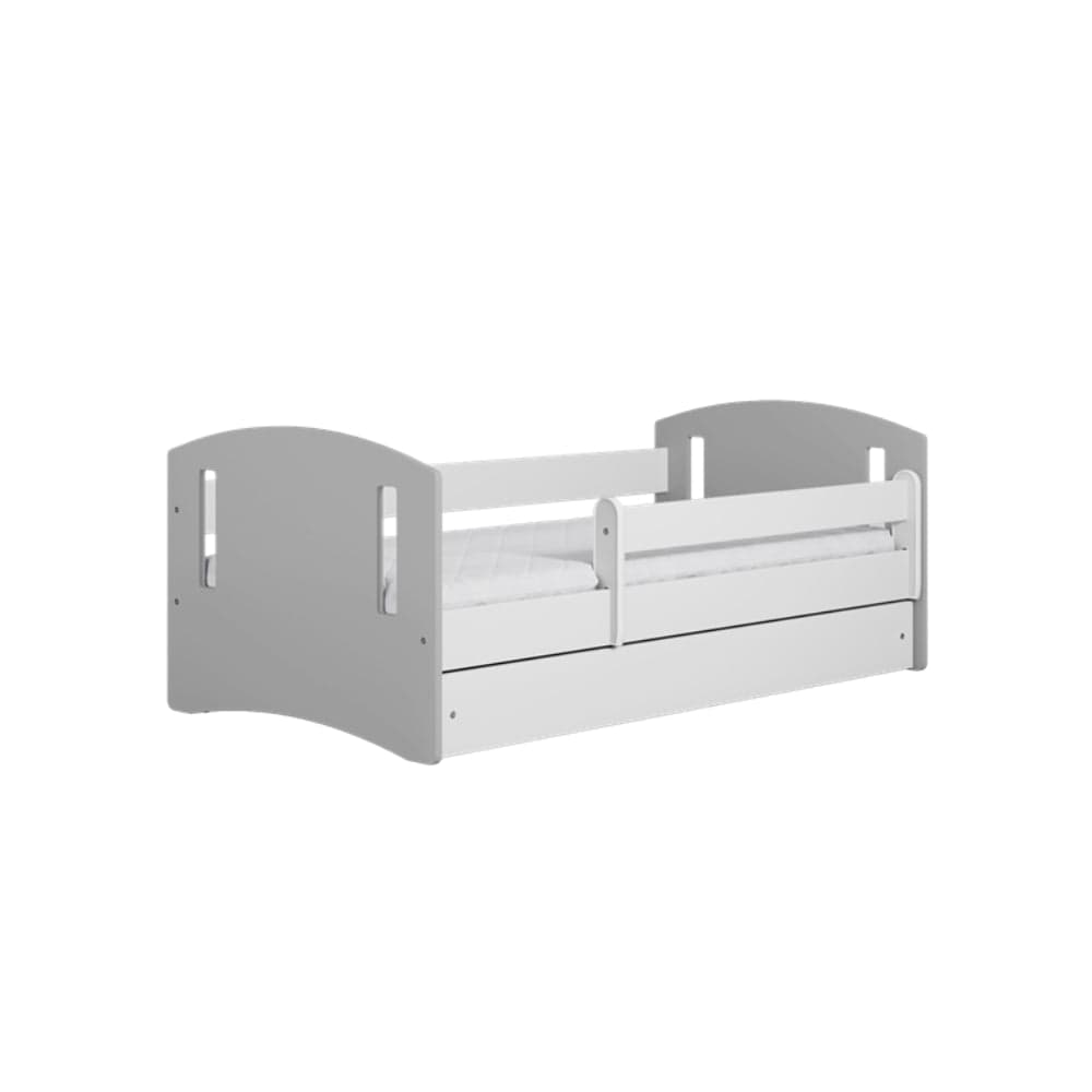 Cama 180 x 80 cm Kocot Kids com colchão Classic 2 Mix Grey