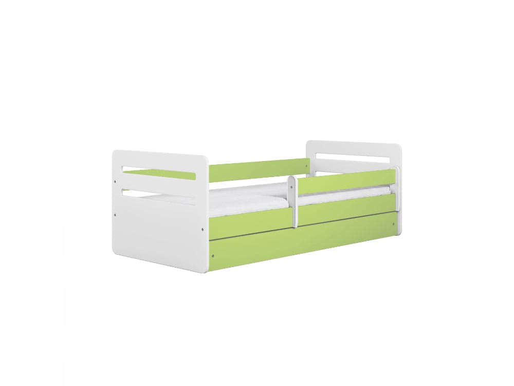 Cama 180 x 80 cm Kocot Kids com colchão Tomi Green