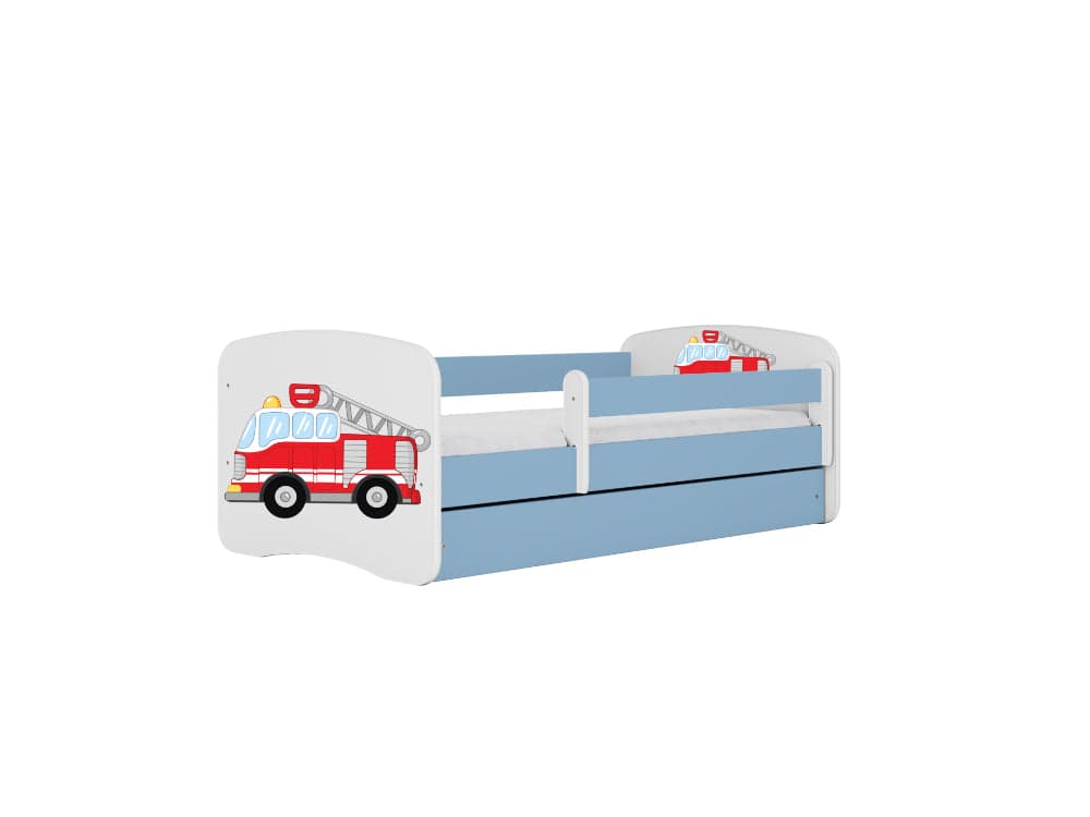 Cama 180 x 80 cm Kocot Kids BabyDreams Fire Brigade Blue